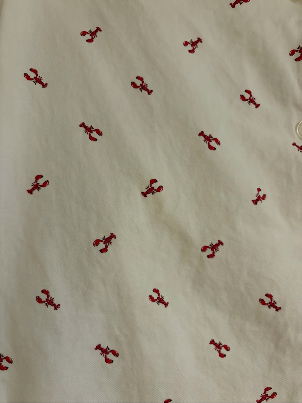 PETITE PLUME 100% Cotton Pajamas with Lobster 🦞 Print Size Small - Picture 3 of 5